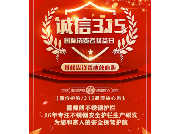 不銹鋼護(hù)欄廠家 ▏誠信經(jīng)營，只做安全放心的護(hù)欄！